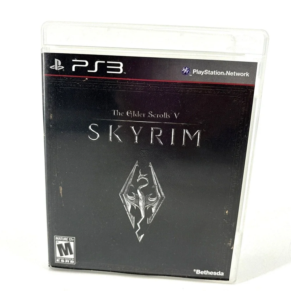 The Elder Scrolls V: Skyrim PS3 Game, Manual & Case Sony PlayStation‎ 3 2011